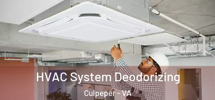  HVAC System Deodorizing Culpeper - VA